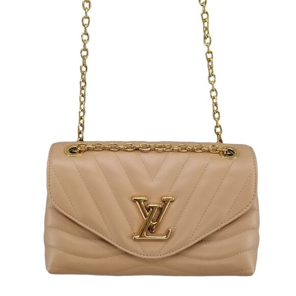 Louis Vuitton New Wave Chain Bag MM Noisette Hazelnut Brown Leather Crossbody - Picture 4 of 16